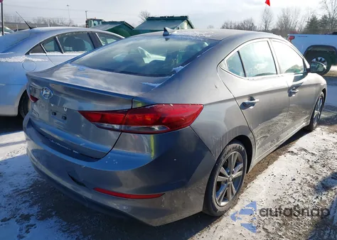 2018 Hyundai Elantra Value Edition z USA, uszkodzony, nr VIN 5NPD84LF1JH365969